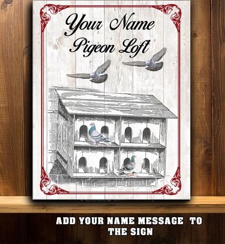 Personalised pigeon loft - ,