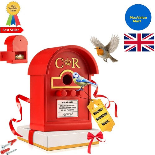Charming postbox bird house - charming,