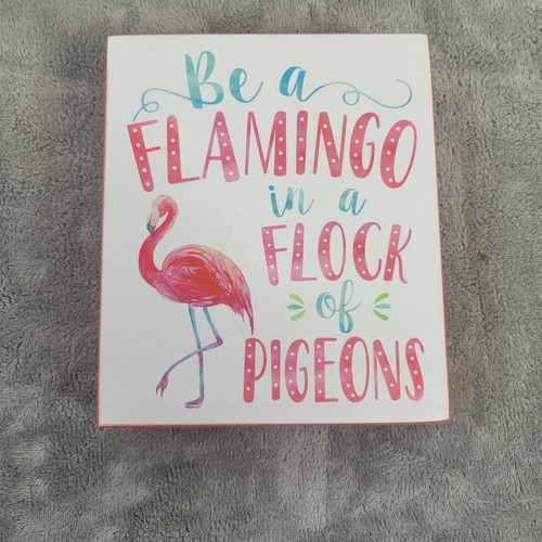Flamingo a flock - "be,