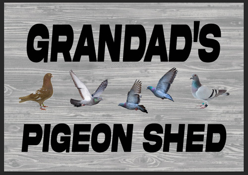 Personalised pigeon loft shed - personalised,