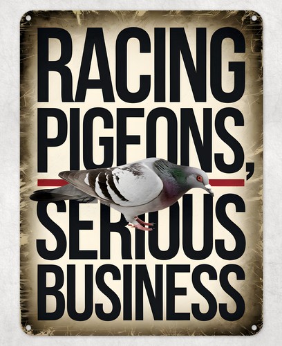 Racing pigeon business - pigeon, metal